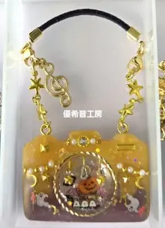 カメラ型シェイカーレジンチャーム ハロウィンの宴