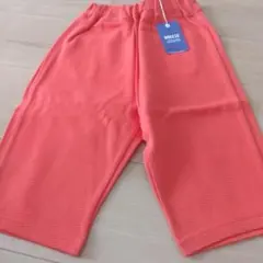 未使用ダグ付　BREEZE 半ズボン 120 朱色