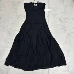 【あき様 専用】emmi ナイロンギャザーワンピース 黒