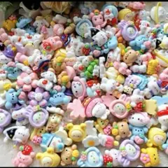 デコパーツ　プラパーツ　素材　材料　うさぎ　いぬ　くま　猫　かわいい　新品