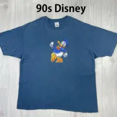 【希少】90s　USA製　シングルステッチ　ドナルドダック　Tシャツ　ディズニー