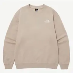 ノースフェイス　 スウェット トレーナー　XXL 3L 韓国　ベージュ　メンズ
