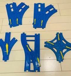 プラレール　複線ターンアウトレール＆各種ポイントレールまとめ売り