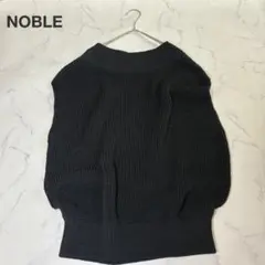 NOBLE ノーブル ペーパーヤーンオフショル プルオーバー - メルカリ