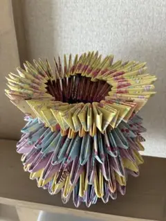 折り紙 立体オブジェ 多色