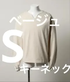 Parts Lab. ベーシック コットン ロング スリーブ ベージュ S