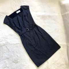 "HUGO BOSS"ヒューゴボス【XS相当】ノースリーブワンピースのサムネイル