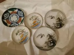 時代 九谷焼 小皿10.5cm 16枚【無傷】浦島太郎 明治 骨董 アンティーク 古九谷 古い九谷焼 小皿5枚 浦島太郎の絵付け手描き - メルカリ