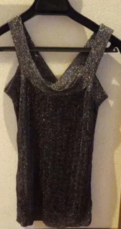 ラメ入りタンクトップ