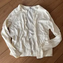 UNIQLO カーディガン ホワイト 120cm