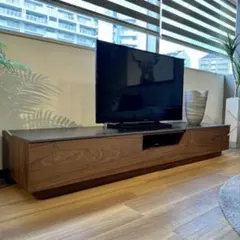 アルモニアダークブラウン スリットデザイン テレビ台 - メルカリ