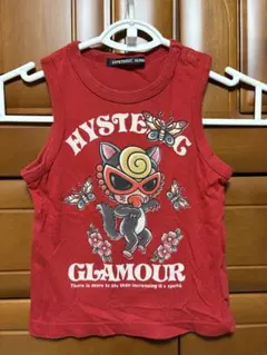 HYSTERIC MINI タンクトップ 90cm レッド