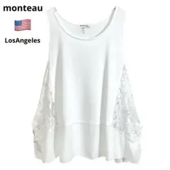 【monteau】LosAngeles サイドレースAライン　タンクトップ　新品