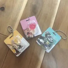 アニメキャラクター カプセルトイ 3種セット　ズートピア