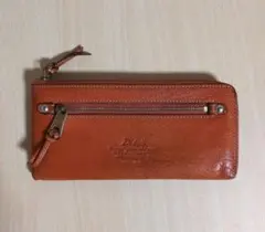 Dakota 長財布 オレンジ レザー