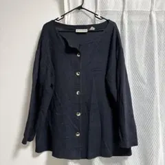 CRISTINA 長袖カーディガン M カーディガン カーデ ニット セーター