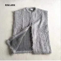 【未使用】RIM.ARK Brilliant knit gown 羽織り グレーのサムネイル