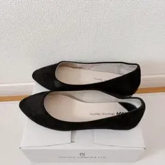 オリエンタルトラフィック パンプス 黒 スエード 41 25.5cm フラット