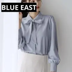 BLUEEAST 長袖　ブラウス　オフィス　とろみ　ボリューム袖のサムネイル