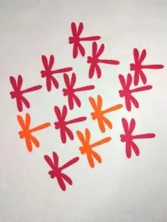 壁面飾り　秋　トンボ　匿名配送　画用紙　10月