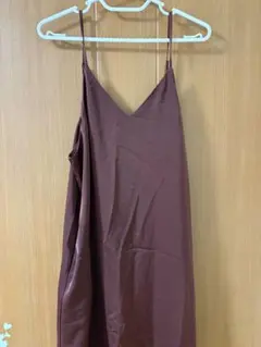 バックリボンキャミソールワンピース