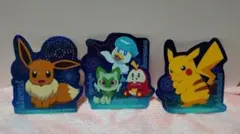 ポケモン ステッカー 3枚セット イーブイ ニャオハ ホゲータ クワッス