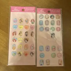Disney PRINCESS ストーンシール 2枚セット