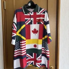 Nike 国旗デザイン ポロシャツ　BIGポロシャツバスケット　BIGサイズ