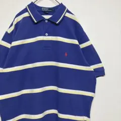 Ralph  Lauren ラルフローレン　  ポロシャツ　古着　 ボーダー