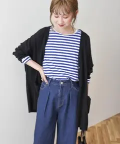 新品AMERICAN HOLICカーディガン バイパチニットカーディガンM