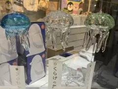 TAKU GLASS製 くらげ風鈴 ブルー グリーン クリア3個セット TAKU GLASS製 くらげ風鈴 ブルー グリーン クリア3個セット - メルカリ