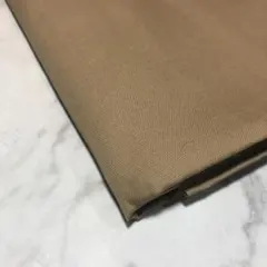 在庫限り 2m カフェモカ　オックス　生地　ハギレ