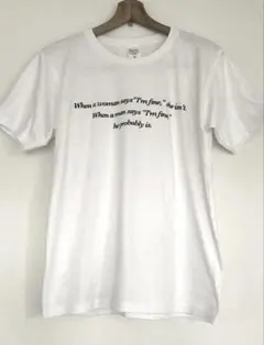 【新品未使用】メッセージ Tシャツ