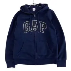 GAP ロゴ ジップパーカー メンズXS