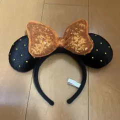 ディズニー カチューシャ ハロウィン ブラック オレンジのサムネイル