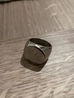 鏡面仕上げ●　円形　ファッション　かっこいい　メンズ　リング 〇