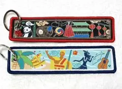 JALワールドトラベルランダムフライトタグ　2種類セット