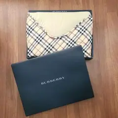 【未使用】BURBERRY 羽毛ブランケット 150x70cm