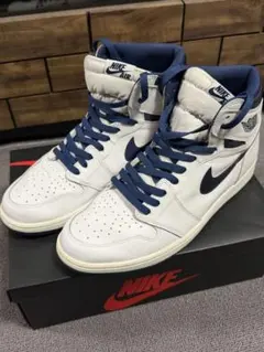 エアジョーダン 1 HIGH OG★メタリック ネイビー30cm