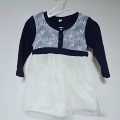 フォーマル ワンピース 紺／ネイビー 80