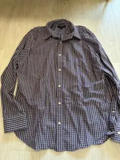 【XL】BANANA REPUBLIC 長袖チェックシャツ