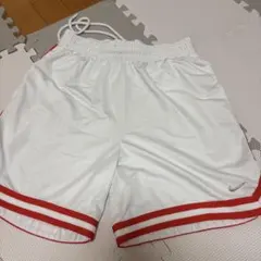 Nike メッシュパンツ M ホワイト/レッド