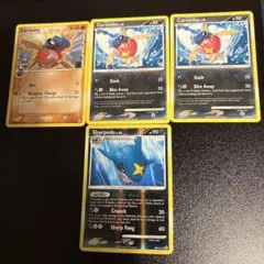 ポケカ Carvanha Sharpedo キバニア サメハダー 英語4枚のサムネイル