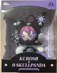 クロミKUROMI SKULLPANDA POPMART ショップバック付き