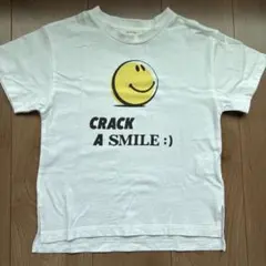 BAYFLOW スマイルプリント Tシャツ ホワイトのサムネイル