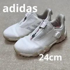 アディダス スパイクレス コードカオス22 ボア ゴルフシューズ 24㎝
