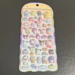 コットンパフィーシール サンリオ ボンボンドロップシール 立体シール ぷっくり