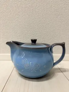 新品 急須 大相撲土産 青系 丸越陶器店