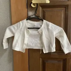 baby GAP ホワイト カーディガン 12-18ヶ月