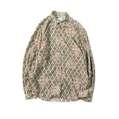 7BS1【UNITED COLORS BENETTON】総柄シャツ　古着used